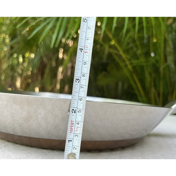 Vintage Large Revere Ware 12.5” Skillet Institutional /Patio Frying Pan Pre 1958 - Picture 8 of 16